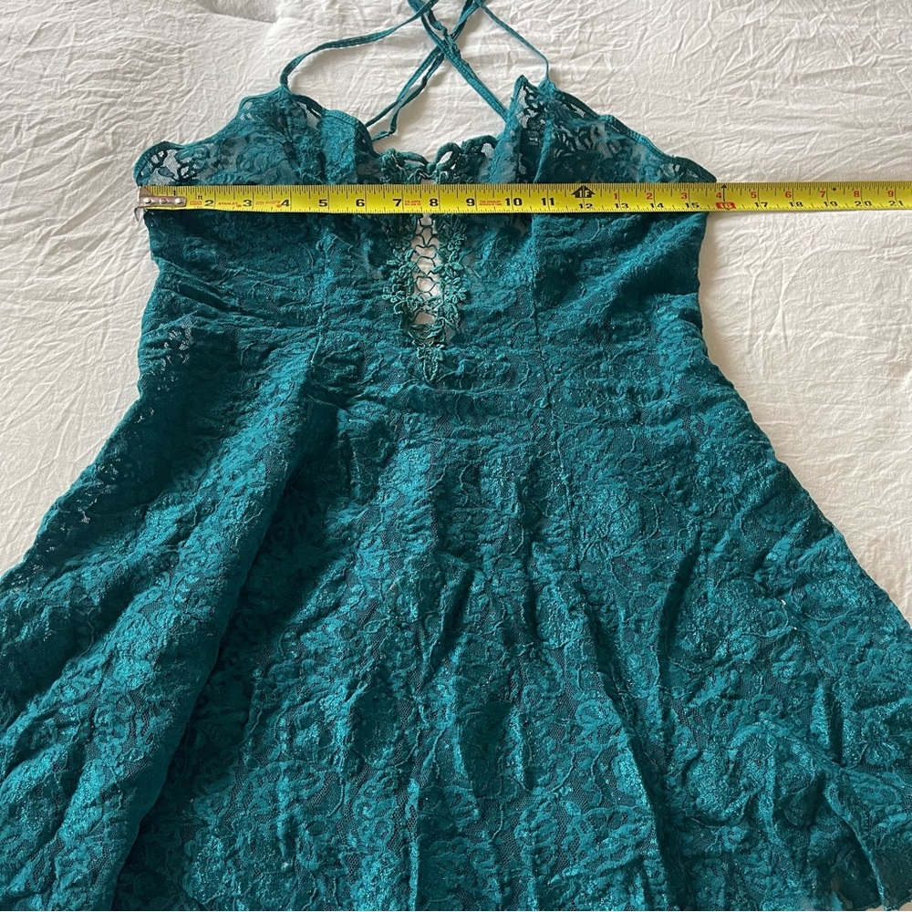Vintage 90s Lace Lingerie Mini Whimsy Night Gown Fairy Whimsigoth Romantic Dress - Picture 11 of 16